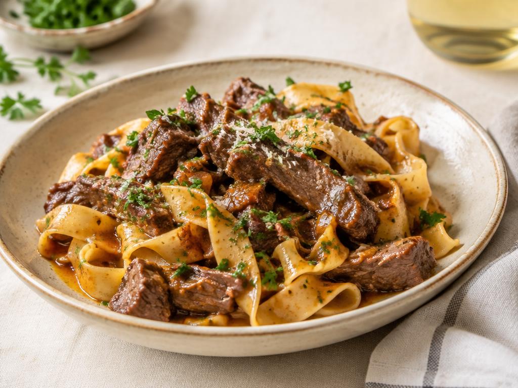 Pasta with beef (Argentina)